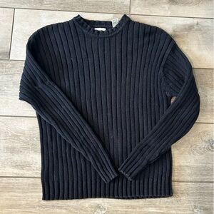 VINTAGE GAP Women’s Black Sweater.  Size M. 100% Cotton